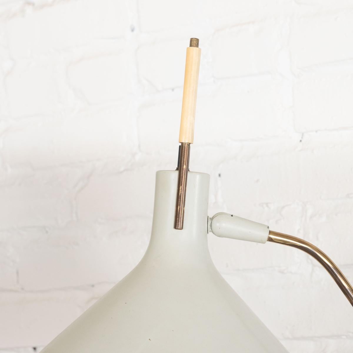 Brass Retractable Sconce / Task Light by Lightolier