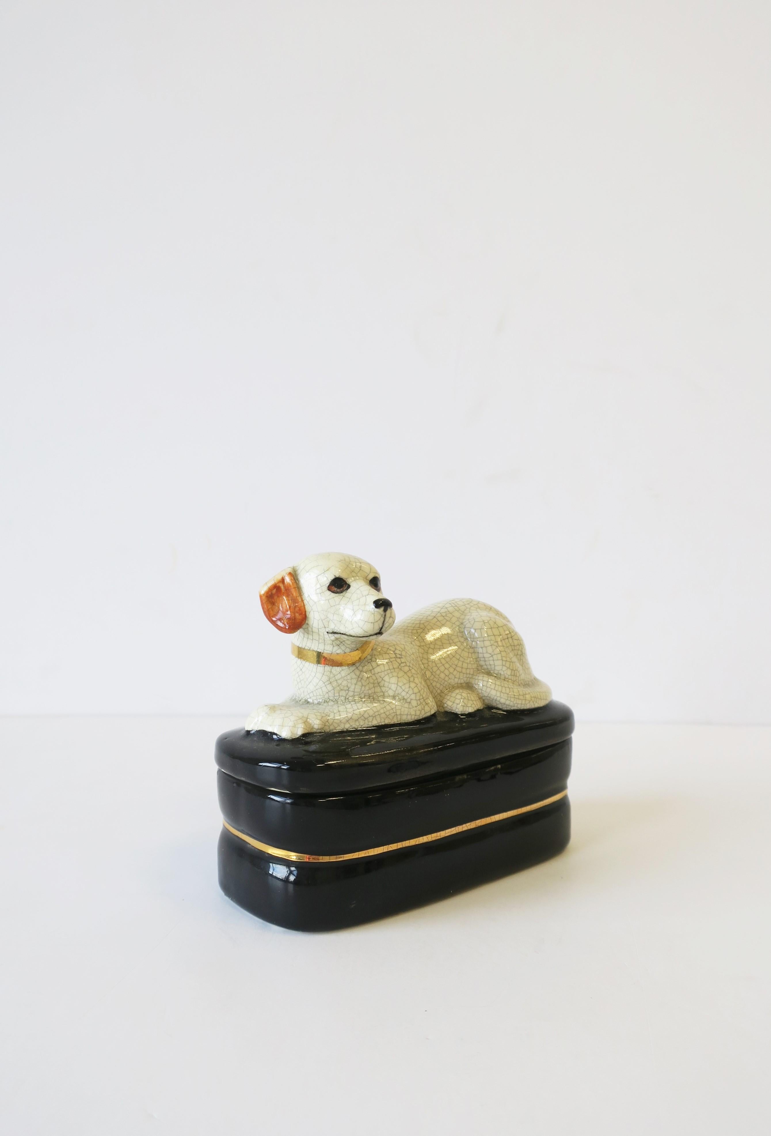 Retriever Dog Trinket or Jewelry Box 3