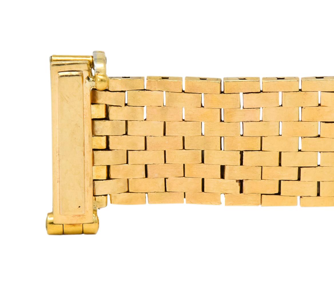 Retro 0.40 Carat Diamond Ruby 14 Karat Gold Buckle Ring 2