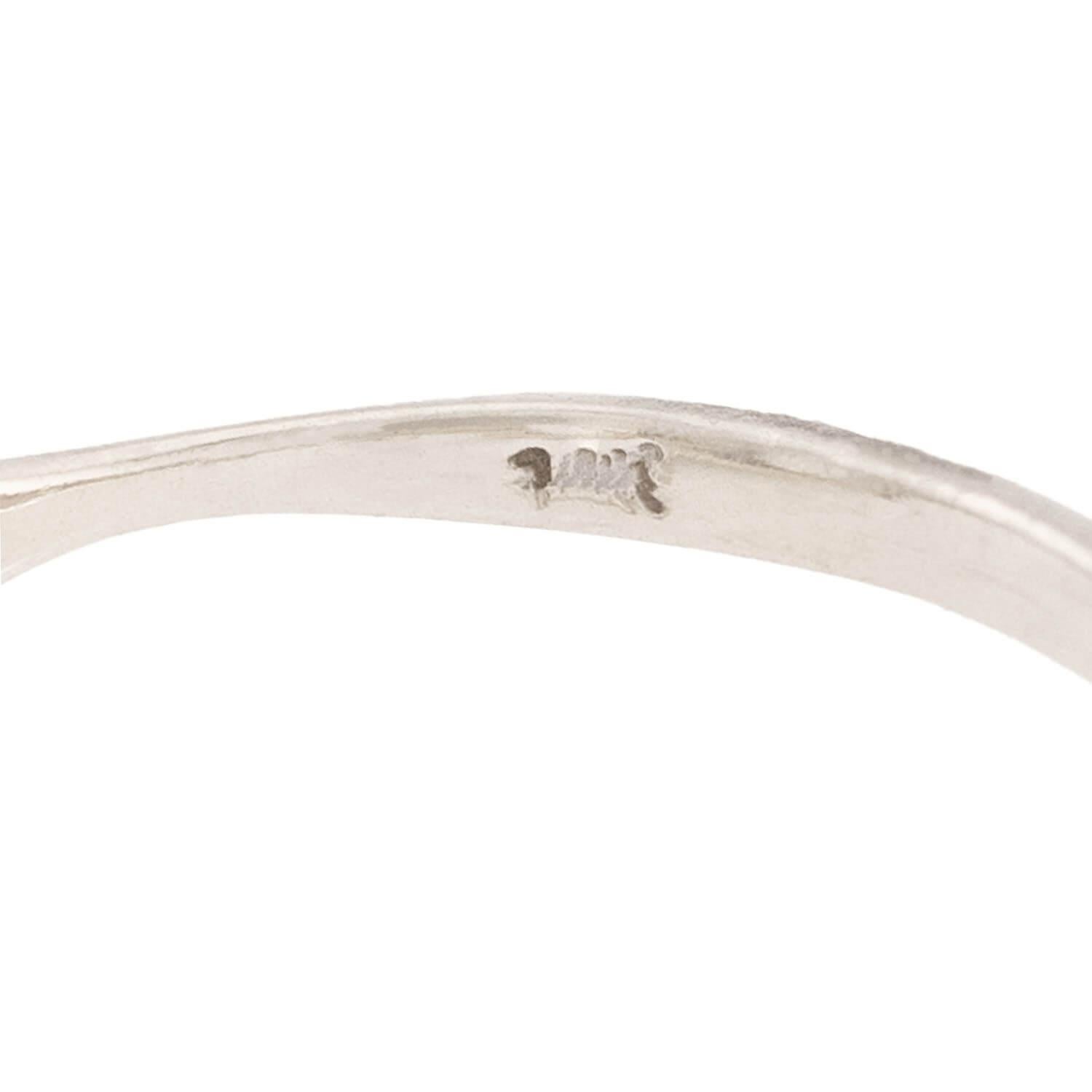 Retro 14k Diamond Horse Bit Ring For Sale 2