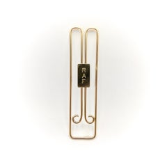 Retro 14k Gold Cartier Money Clip or Bookmark