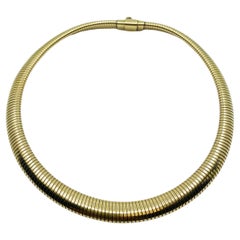 Vintage 14k Gold Forstner Tubogas Necklace