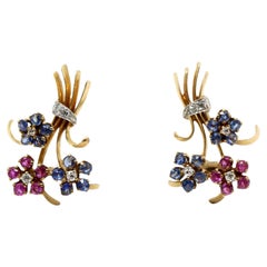 Sapphire Drop Earrings