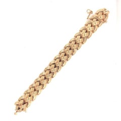 Retro 14k Rose Gold Bracelet, circa 1940s