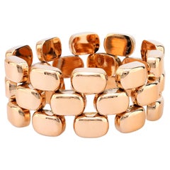 Braccialetto retrò in oro rosa 14k