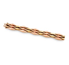 Retro 14K Yellow and Rose Gold Bracelet