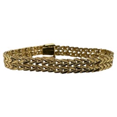 Retro 14K Yellow Gold Link Bracelet