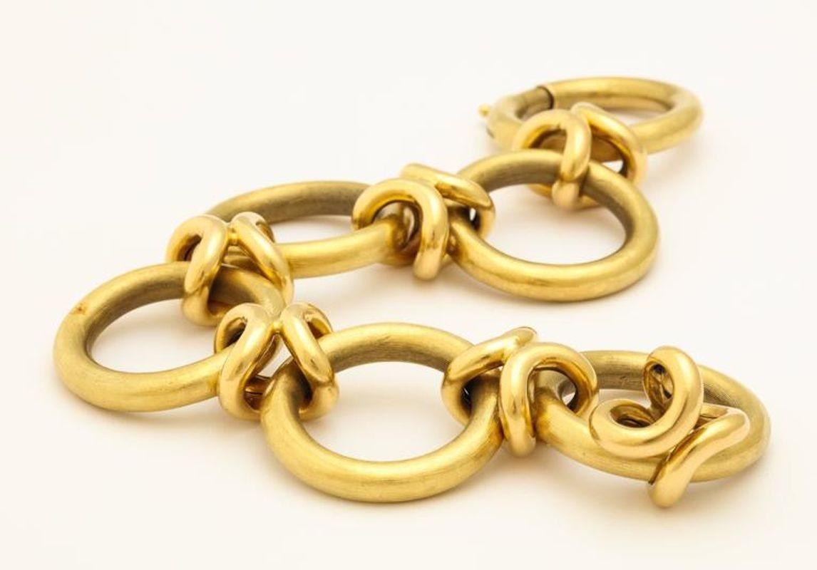 Retro 18 kt Gold Open Link Bracelet by UnoARerre 2