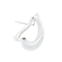 Retro 18k Diamond Teardrop Earrings