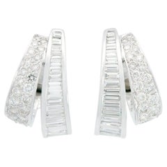 Pendientes Retro Lágrima Diamantes 18K