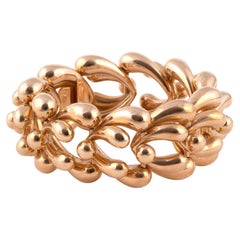 Bracelet rétro italien en or 18 carats, datant d'environ 1940