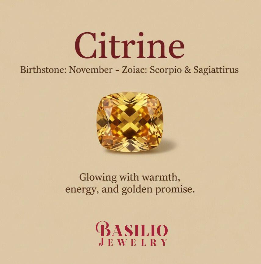 Bague rétro en or 18 carats avec citrine et diamants Unisexe en vente