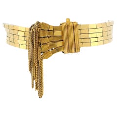 Retro 18K Gold Tassel Bracelet