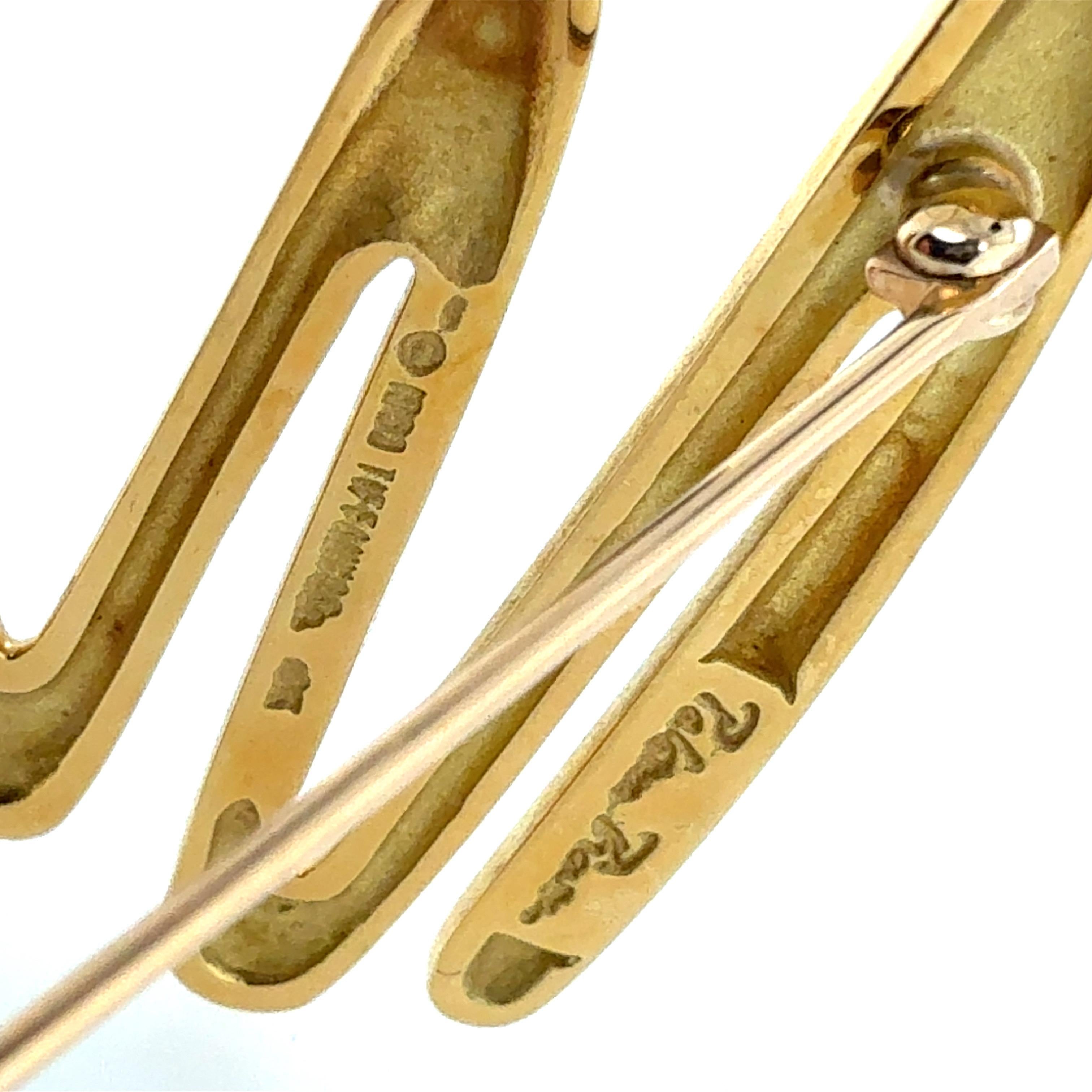 Rétro Retro in oro 18 carati di Tiffany & Co. Spilla 