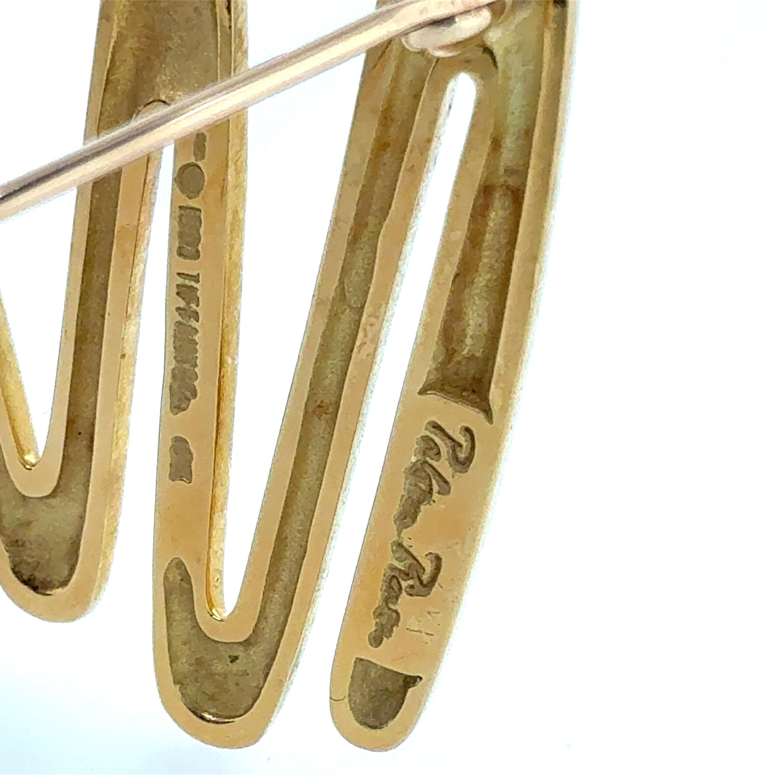 da uomo o donna Retro in oro 18 carati di Tiffany & Co. Spilla 