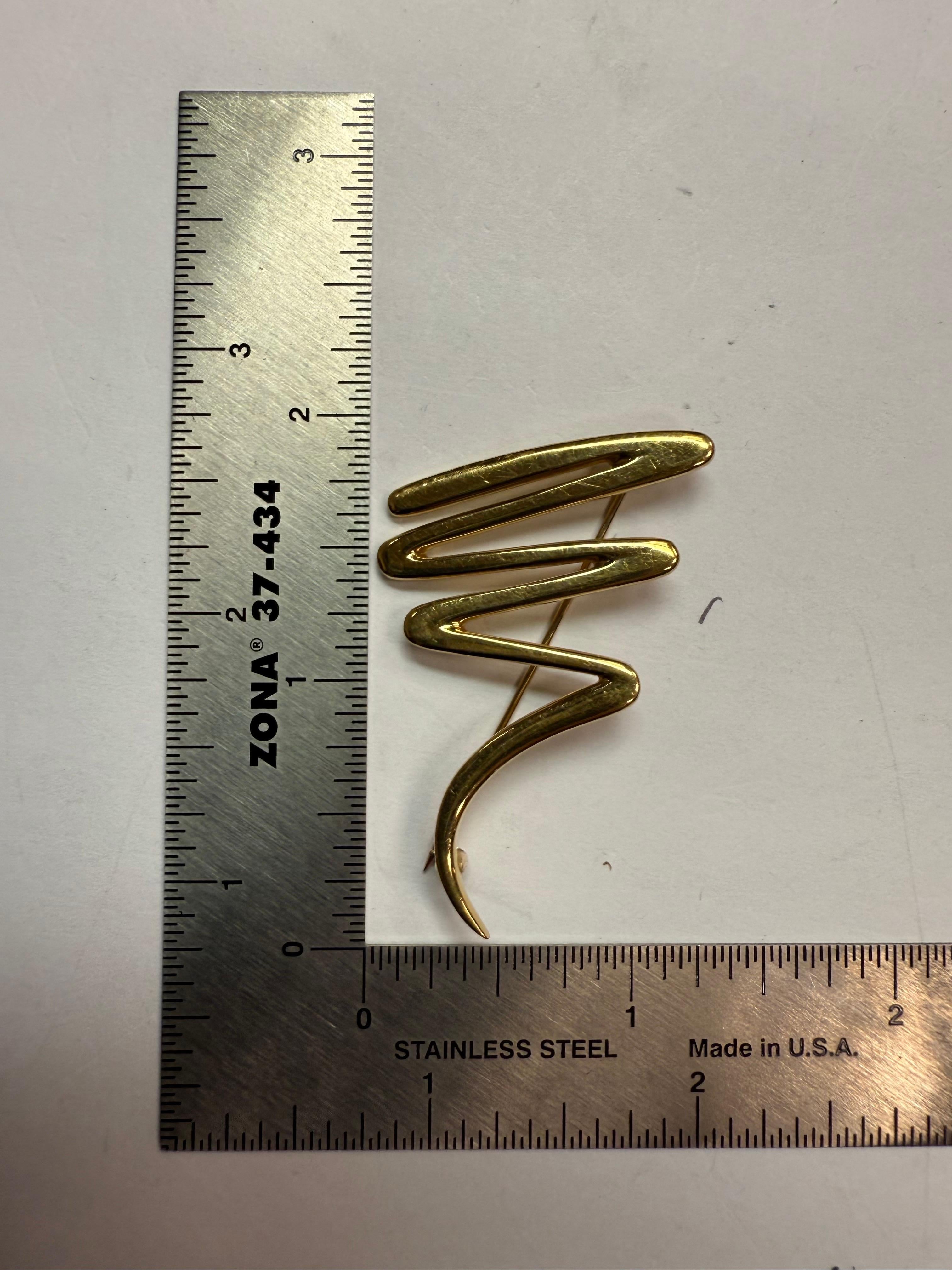 Retro in oro 18 carati di Tiffany & Co. Spilla 