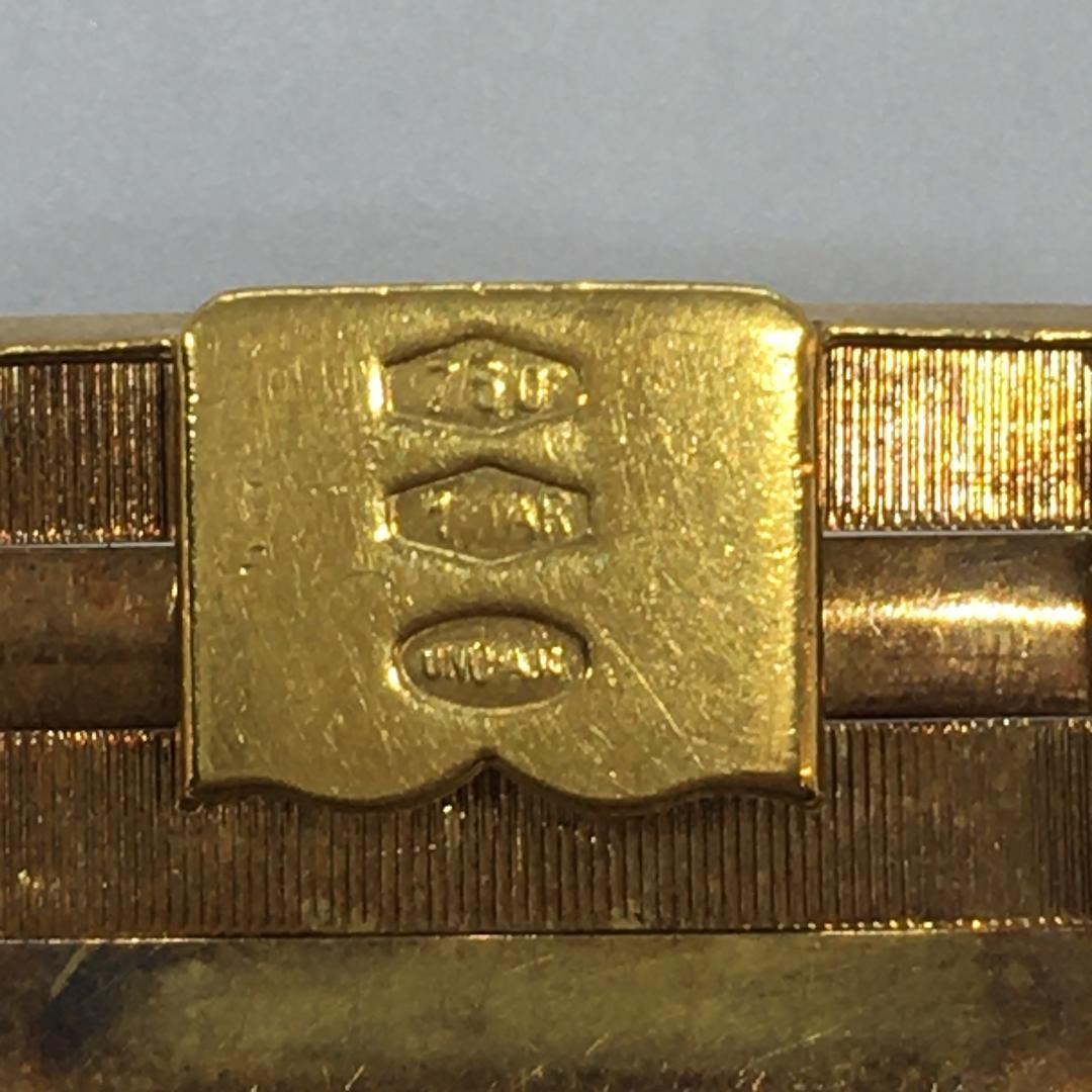 Women's Retro 18K Italian Gold Bracelet 1940s Original Patina Vintage 47.5 Gram 7.5 Inch For Sale