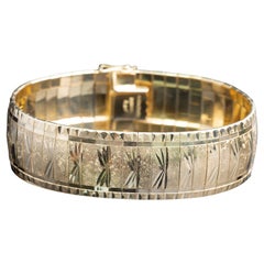 Retro 18k Gelbgold Armband CIRCA 1970er Jahre