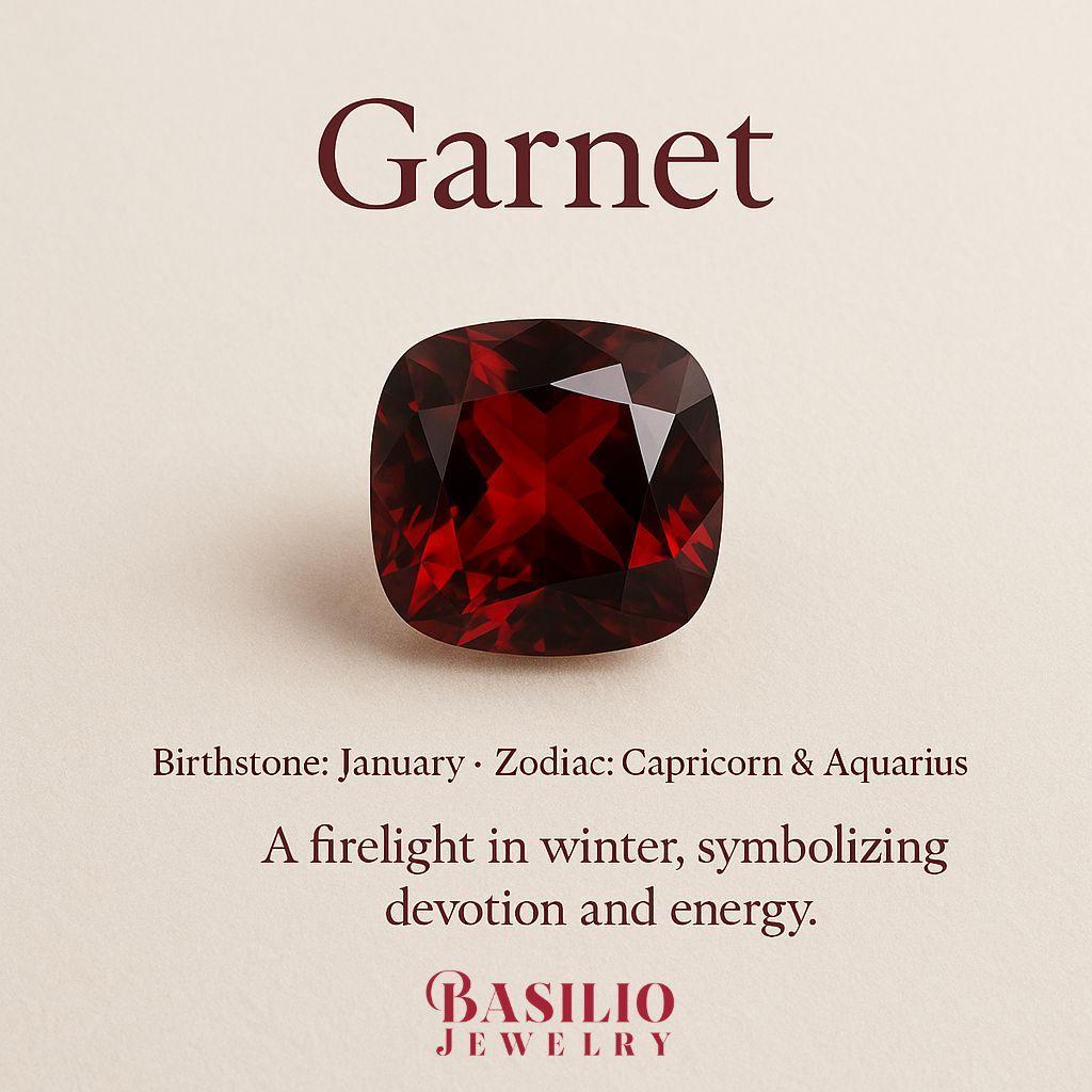 Anello retrò in oro giallo 18kt con granato e diamanti da 3,65 CTW in vendita 3