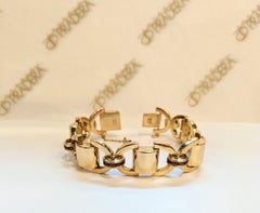 Retro 1920´s Portuguese Chevalier 18kt Gold Bracelet with stamps