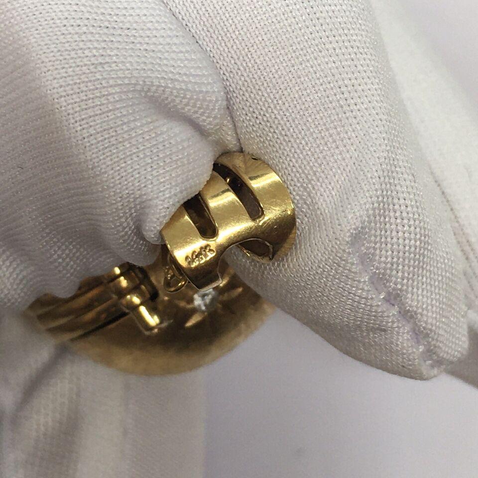 Women's Retro 1940s 14K Gold Globe Shaped Locket Charm Pendant 18K Handmade 24” Chain For Sale
