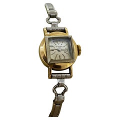 Retro 1940's Gold Filled & S/Steel Ladies' Cocktail Wristwatch by Juvenia