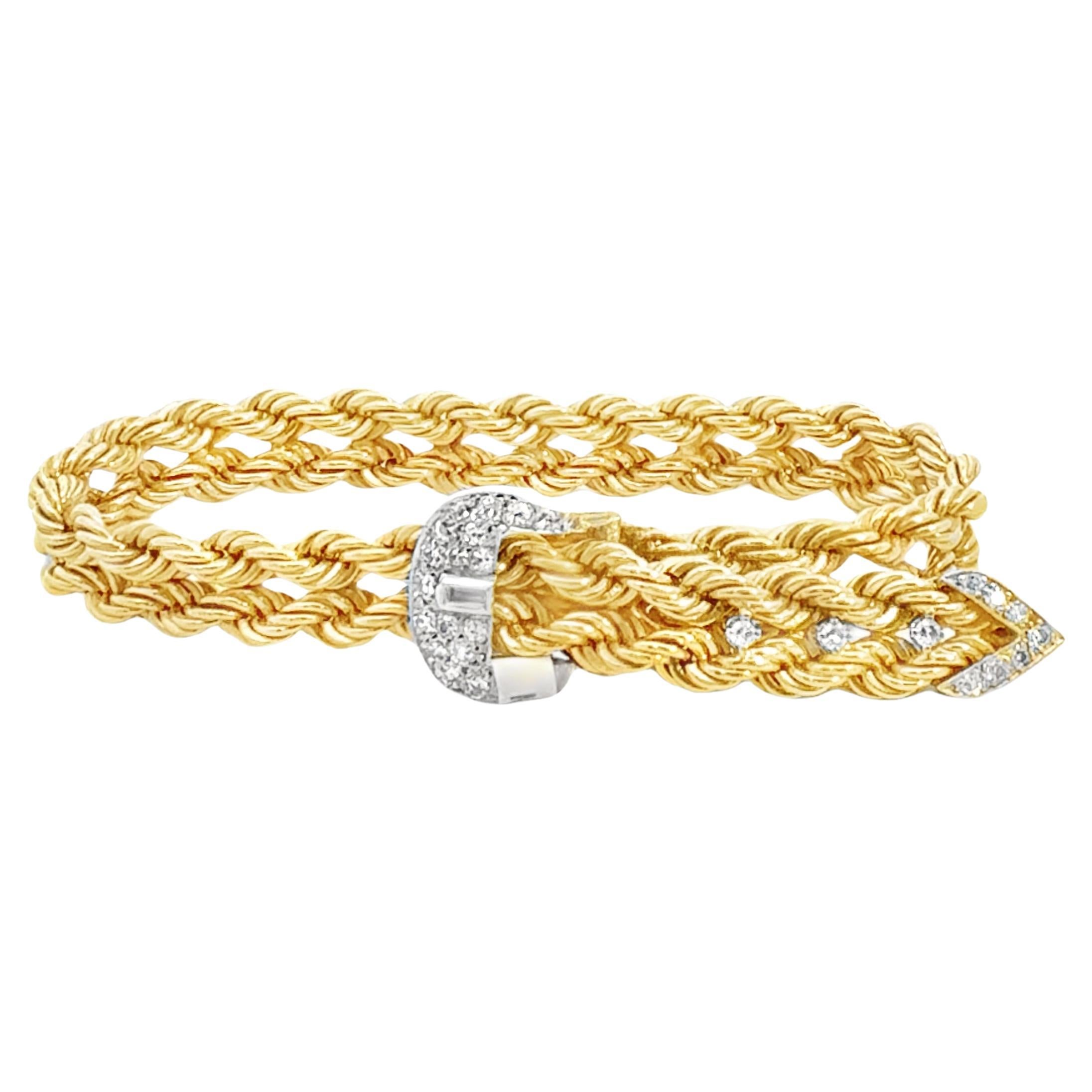 What are the thick bracelets called?