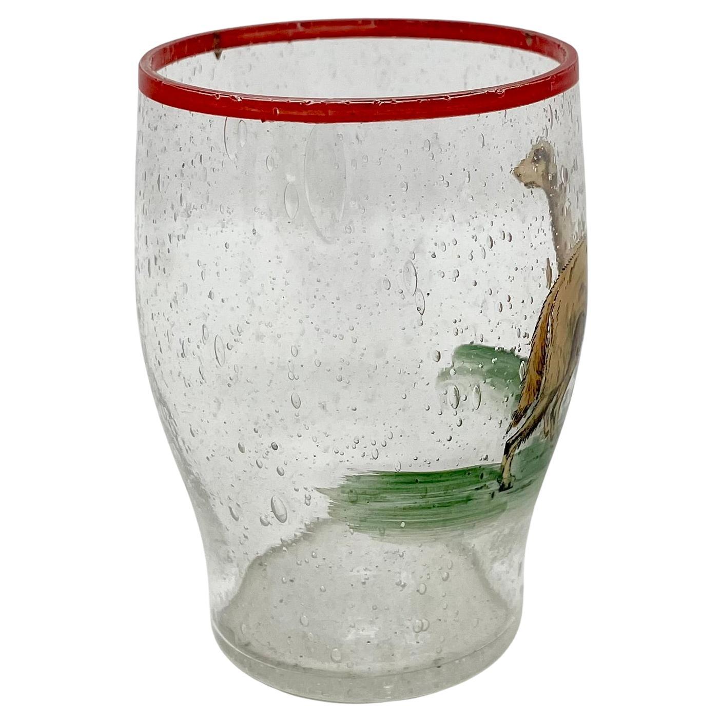 Ensemble de cocktail rétro 3 pièces avec chien émaillé en vente 9