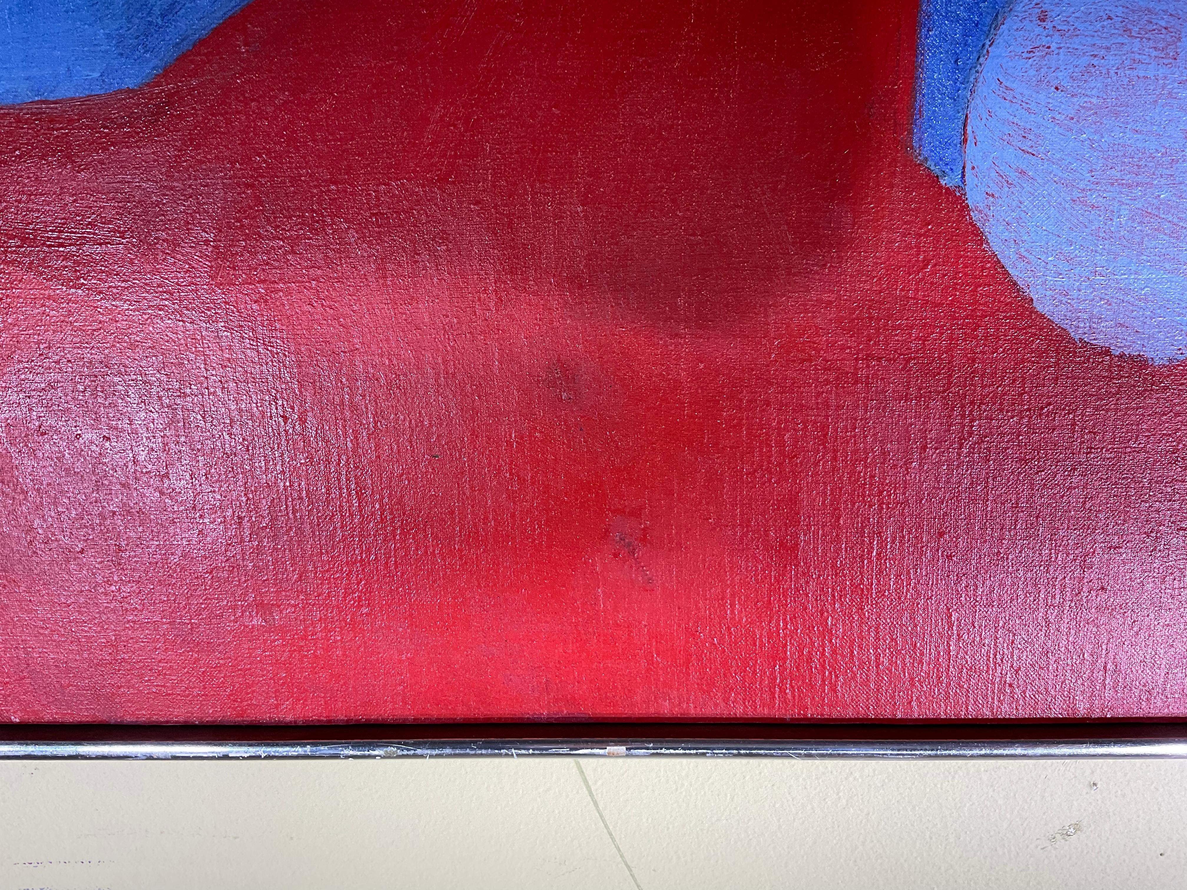 20th Century Retro Abstract Painting by Frances Desloge