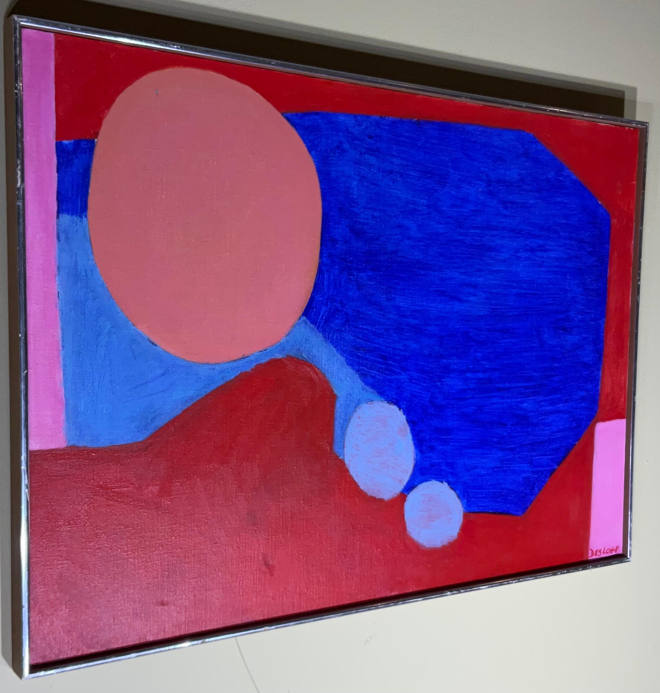Retro Abstract Painting by Frances Desloge For Sale 2