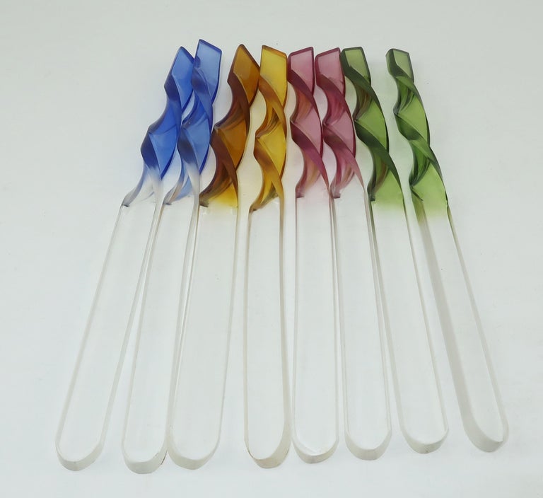 Retro Acrylic Cocktail Stirrers, 1950’s at 1stDibs