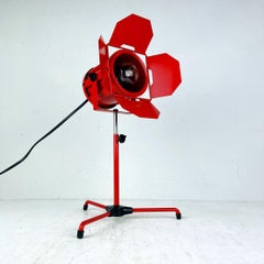 Retro adjustable spotlight table lamp Italy 1980s