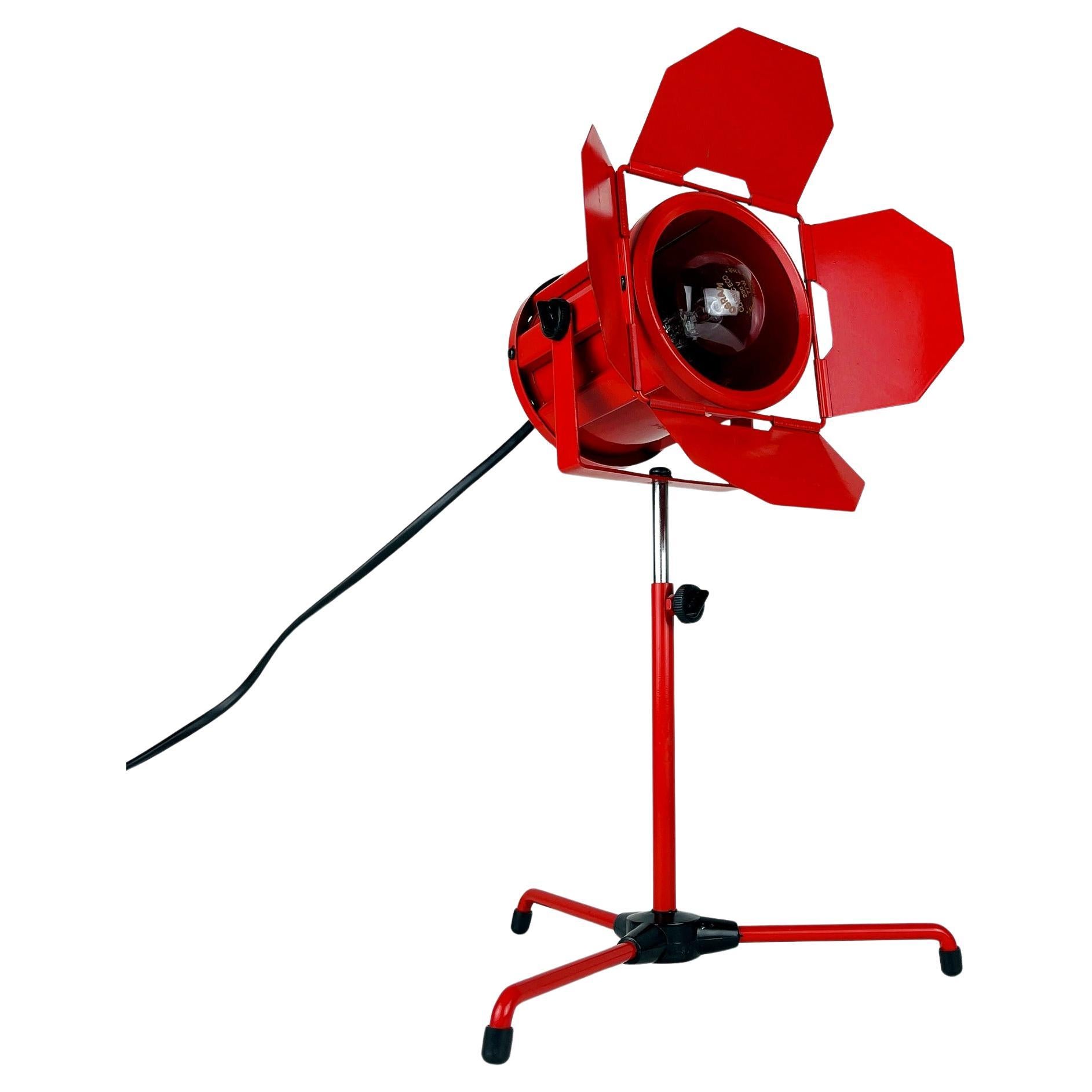 Retro adjustable spotlight table lamp Italy 1980s For Sale
