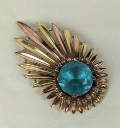 Retro Aqua Peacock Eye Spray