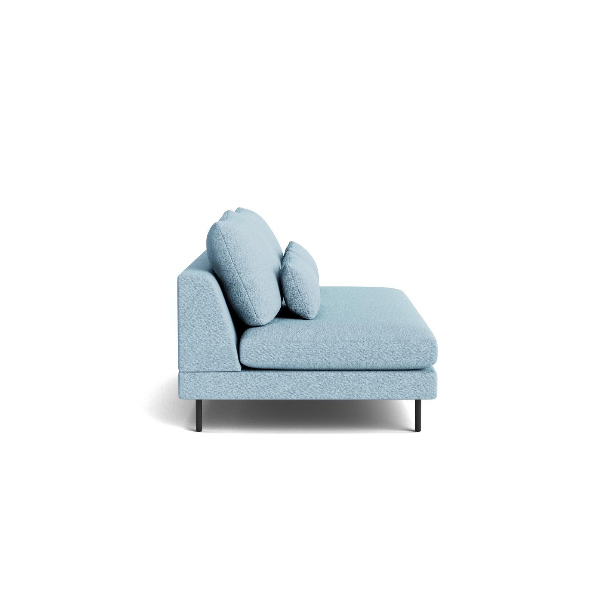 Retro Armless Sofa in Maharam Hearth Moderno en venta