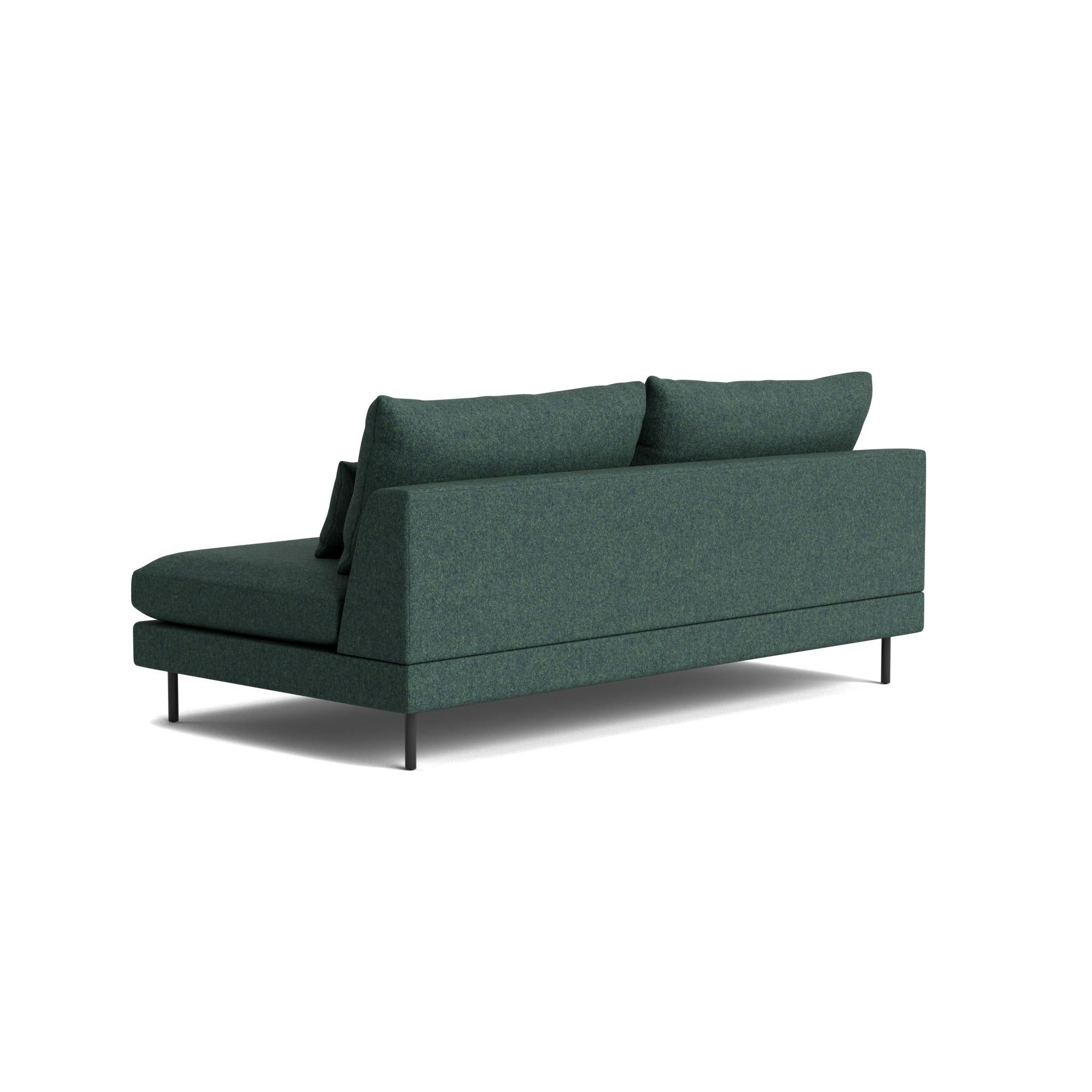 Retro Armless Sofa in Maharam Beck Siglo XXI y contemporáneo en venta