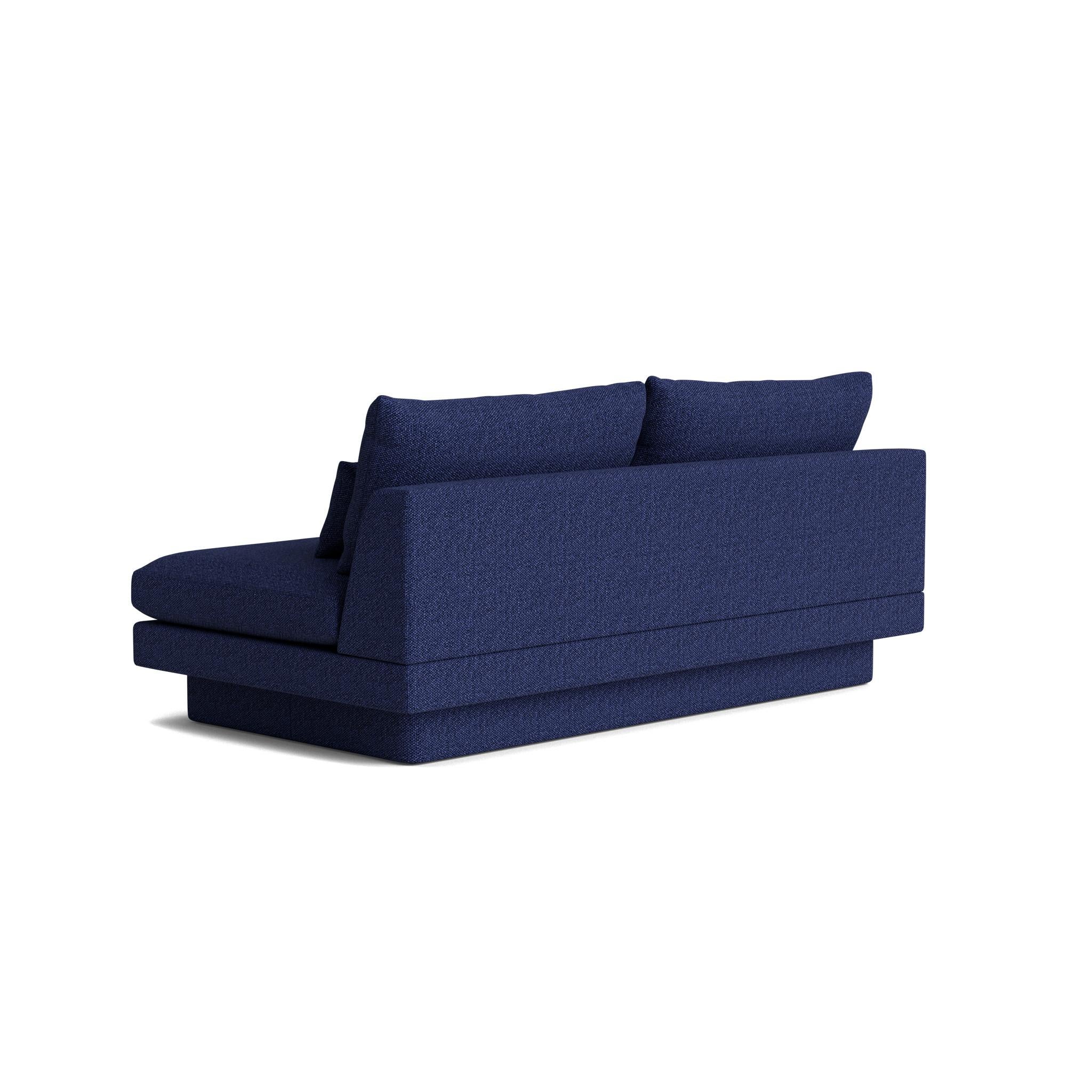 Retro Armless Sofa with Plinth Base in Kvadrat Safire Siglo XXI y contemporáneo en venta