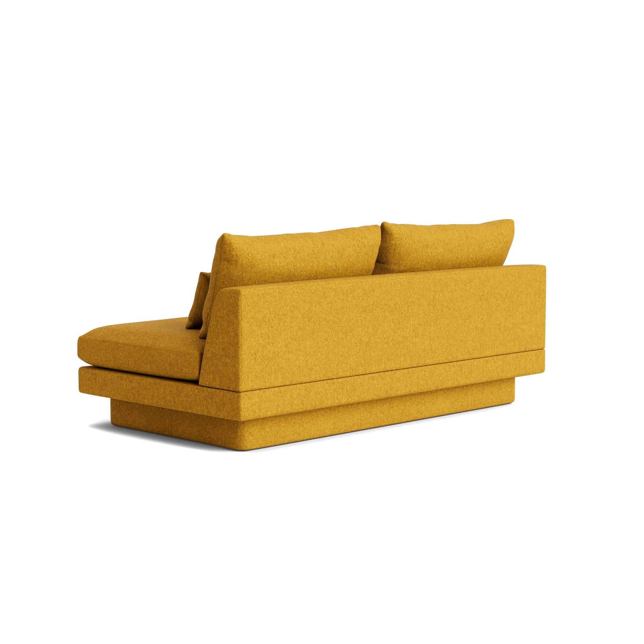 Retro Armless Sofa with Plinth Base in Maharam Beck Siglo XXI y contemporáneo en venta