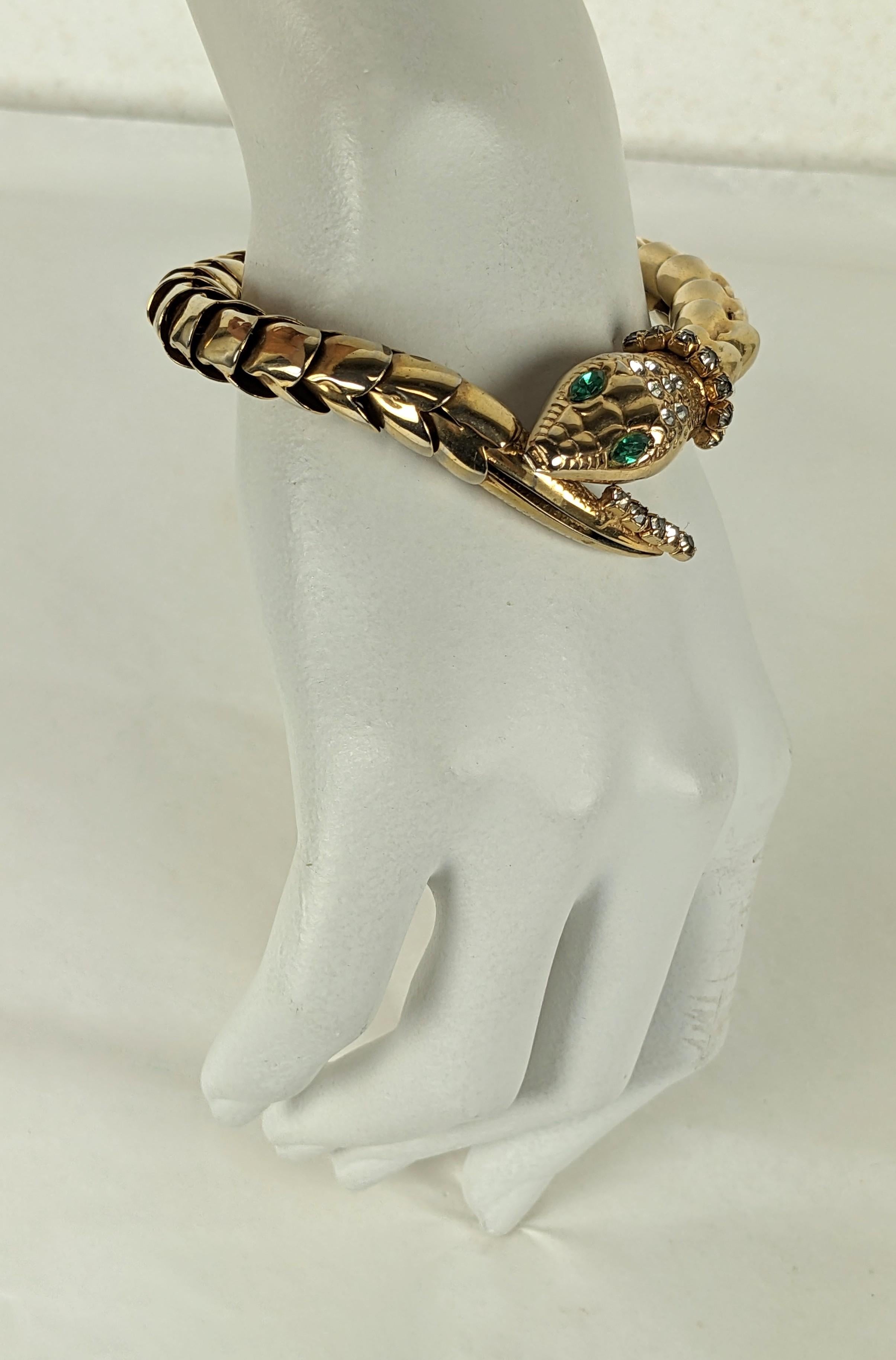 Women's or Men's Retro Articulated Snake Bracelet