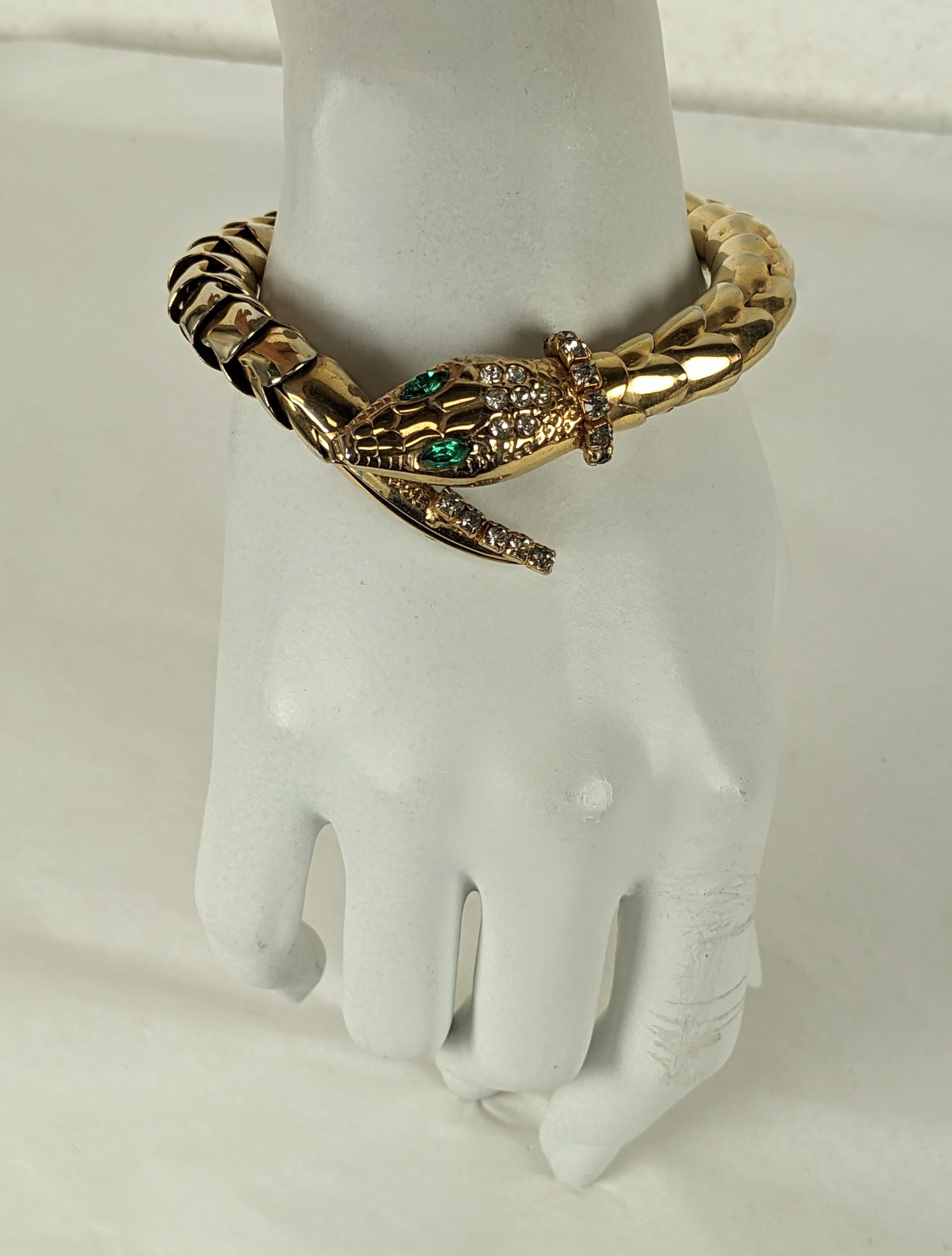 Retro Articulated Snake Bracelet 1