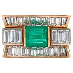 Emerald Cocktail Rings