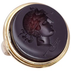 Anello Retro Cameo Onyx