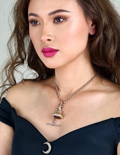 Retro, Carnelian Seal Pendant in 9K Yellow Gold, British Hallmarked London 1974