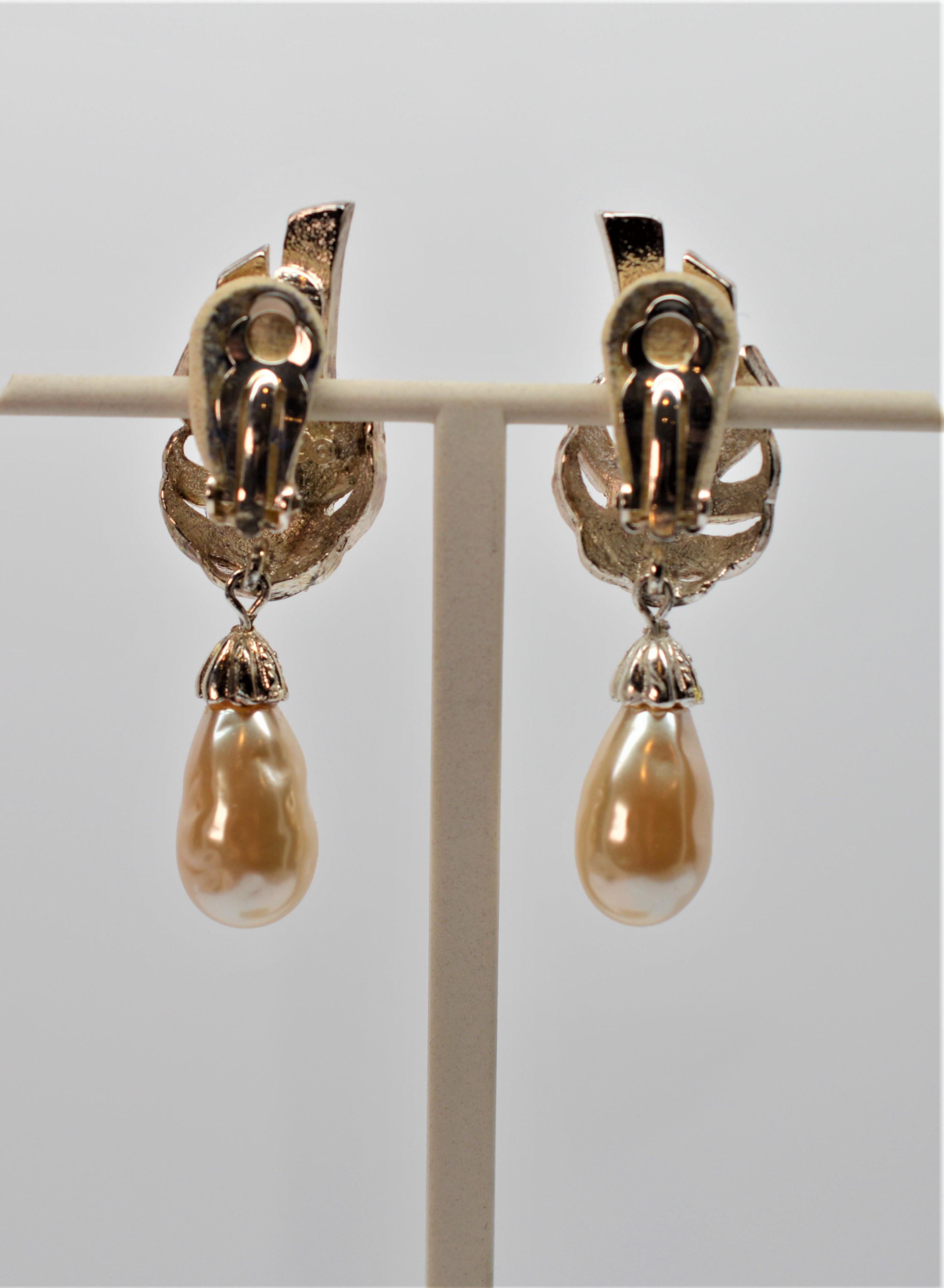 carolee pearl earrings