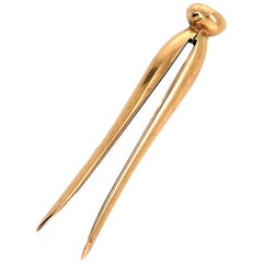 Vintage Cartier Gold Clothespin "Whimsy" by Larter and Sons, 1941