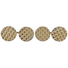 Retro Cartier Gold Cufflinks
