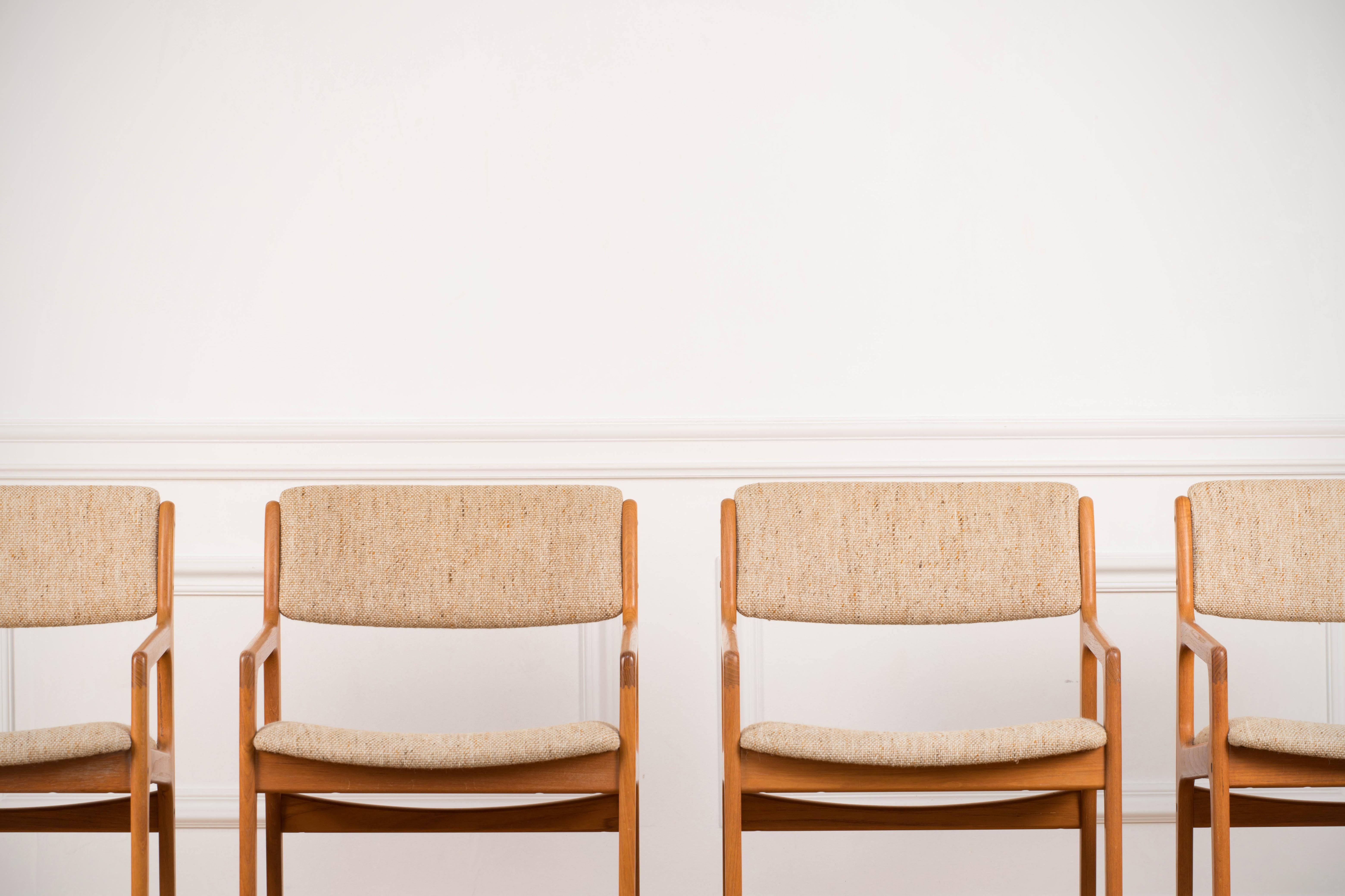 Retro Chairs Danish Design, 1960s (Wolle)