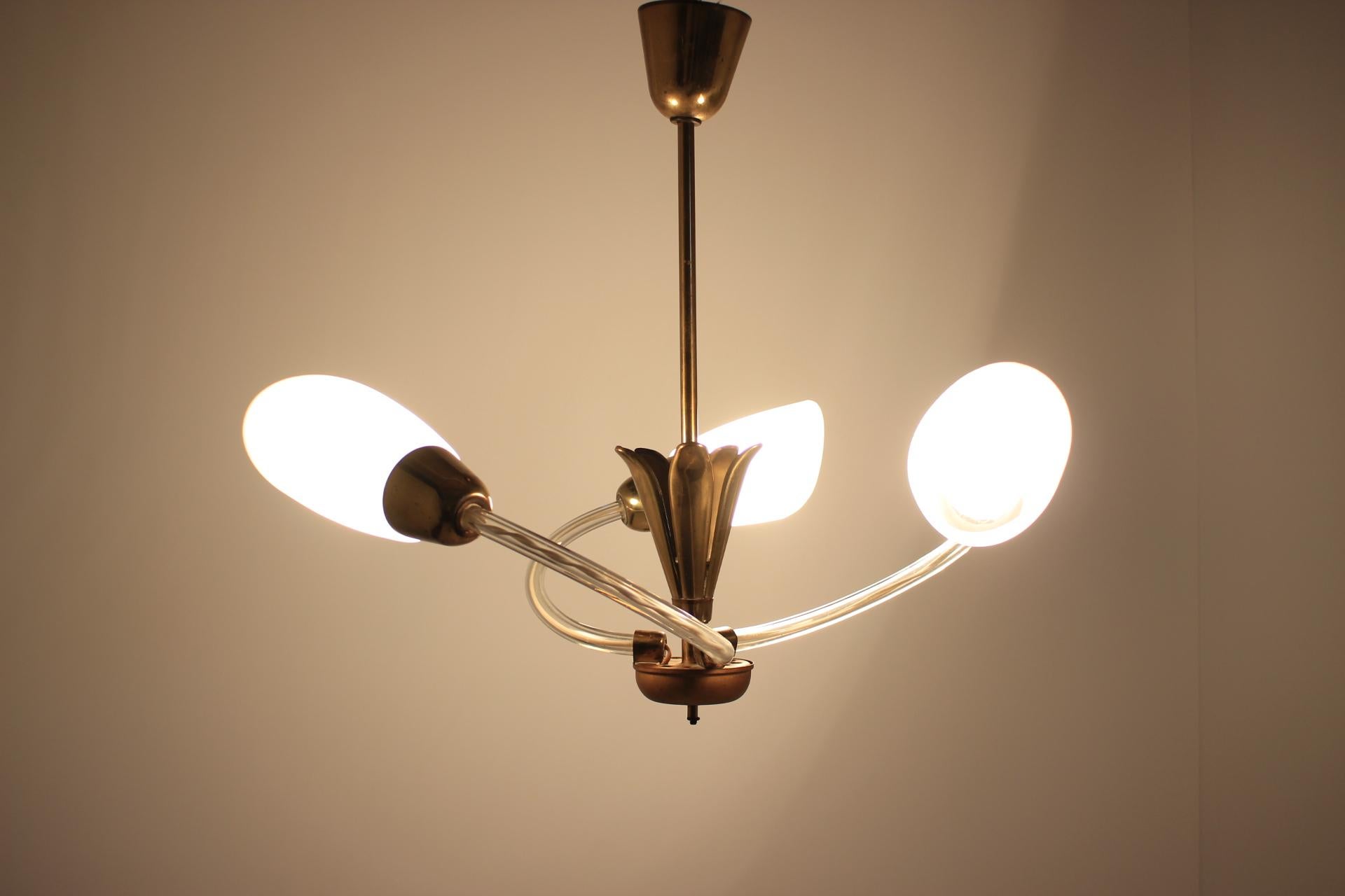 Late 20th Century Retro Chandelier, 1970s For Sale