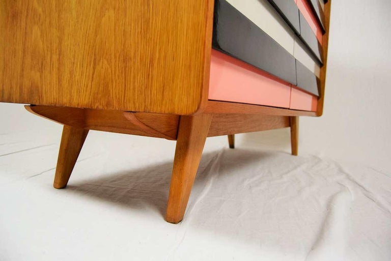 Retro Chest of Drawers Designed by Jiří Jiroutek, 1960s at 1stDibs