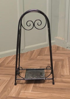 Retro Chic Wrought Iron Umbrella and Walking Stick Stand   This delightful 60s s